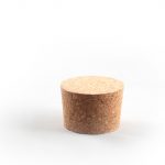 Wide, tapered cork.