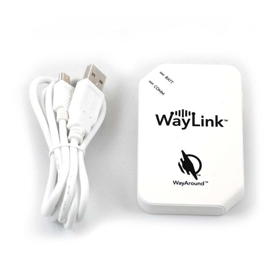 WayLink Scanner next to the charging cable